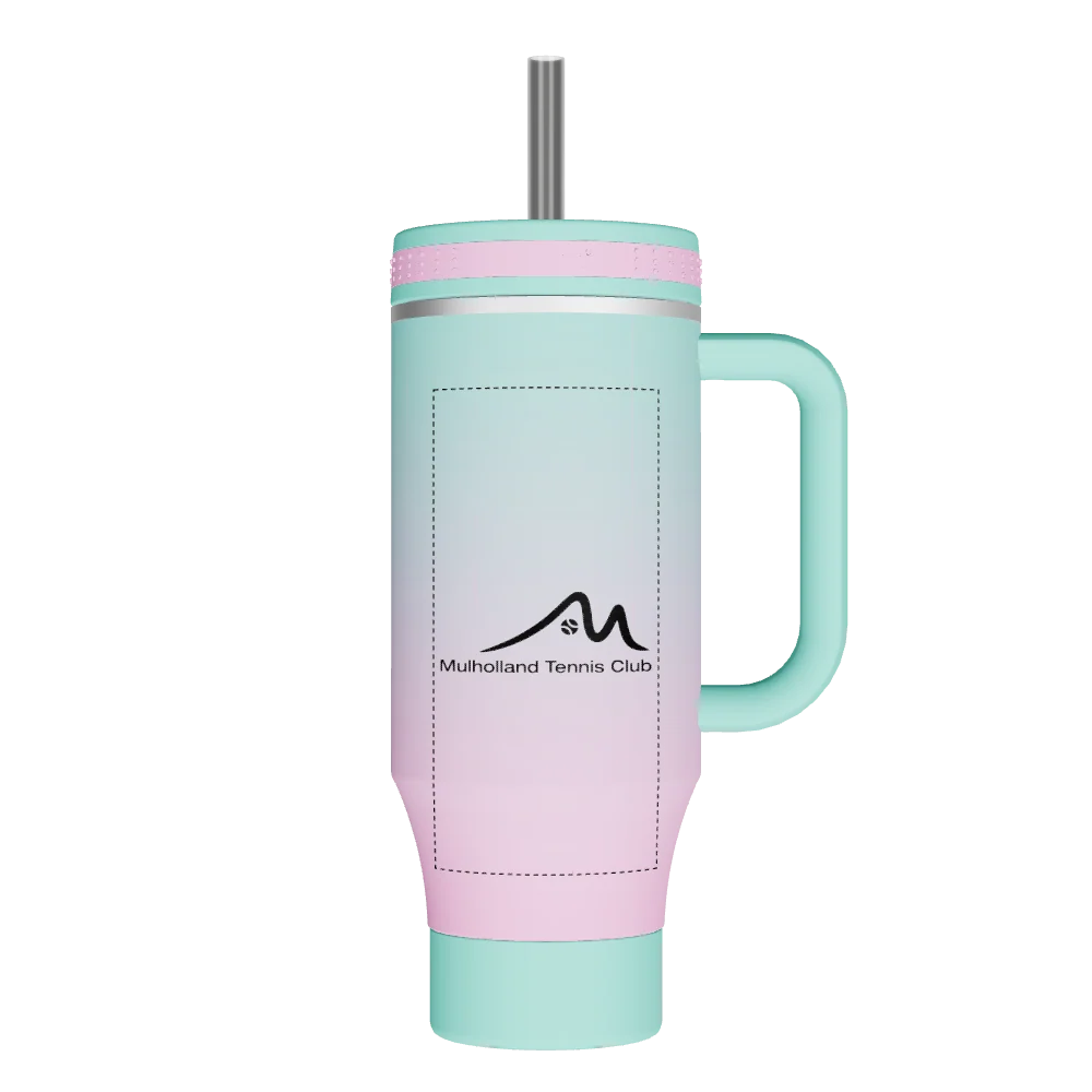 Takeya Straw Tumbler With Handle - 40oz Ombre Dream - Model 52478-TAKEYA-STRAW-TUMBLER-WITH-HANDLE-CUSTOMIZED-11-40OZ-OMBRE-DREAM