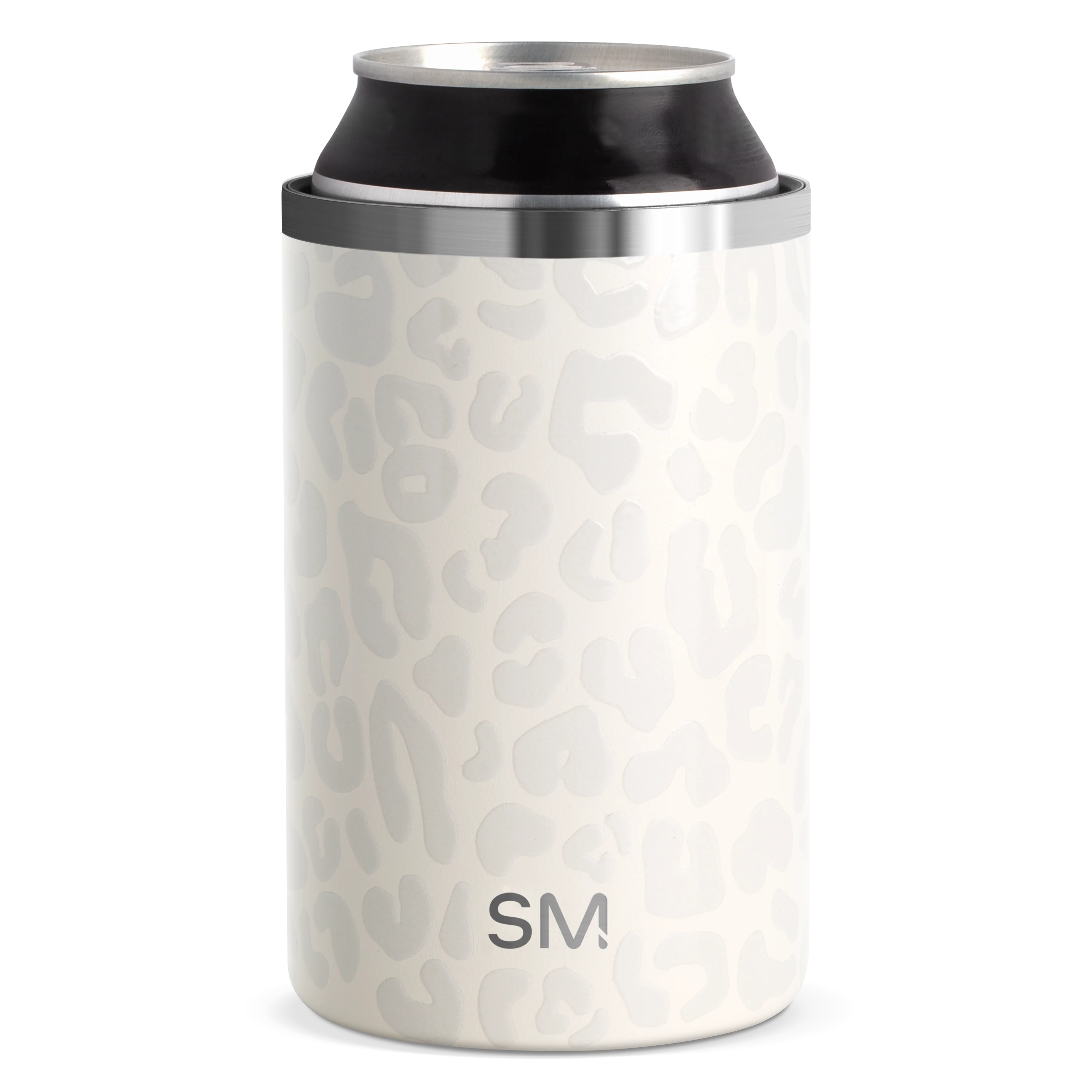 Simple Modern Ranger Can Cooler - Cream Leopard