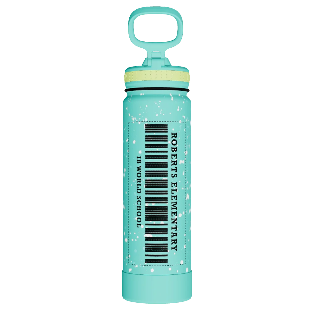 Takeya Actives Water Bottle With Straw Lid - 22oz Confetti Green Grass - Model 50434-TAKEYA-ACTIVES-WATER-BOTTLE-WITH-STRAW-LID-CUSTOMIZED-74-22OZ-CONFETTI-GREEN-GRASS