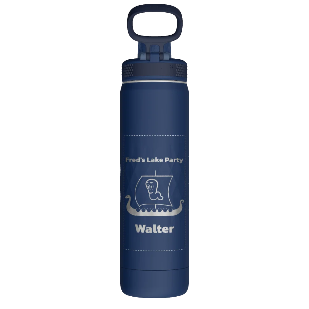 Takeya Sport Water Bottle - 22oz Indigo Spout - Model 51316-TAKEYA-SPORT-WATER-BOTTLE-CUSTOMIZED-225-22OZ-INDIGO-SPOUT