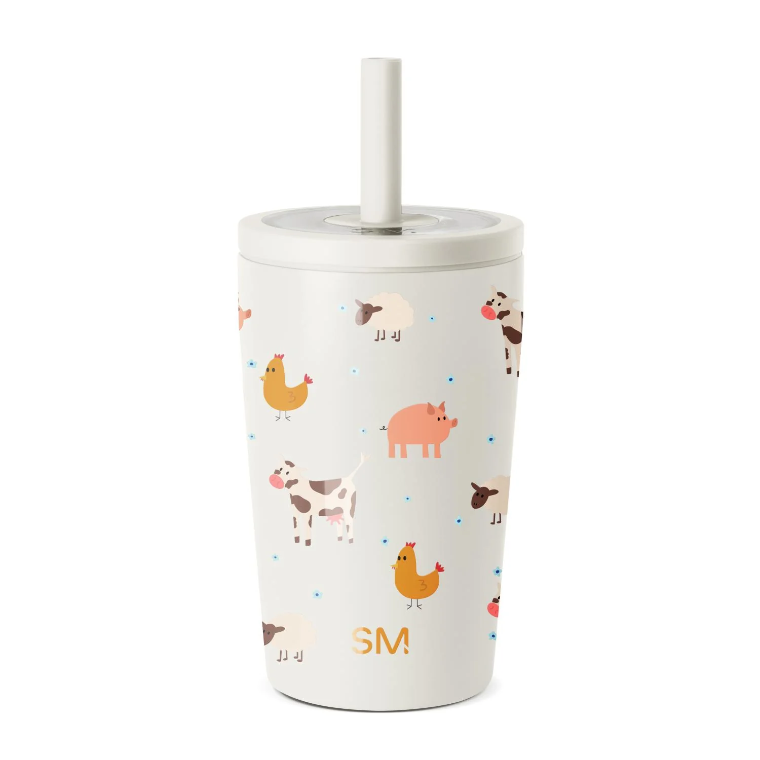 Simple Modern Stainless Steel Junior Tumbler - 12oz Farm Animals