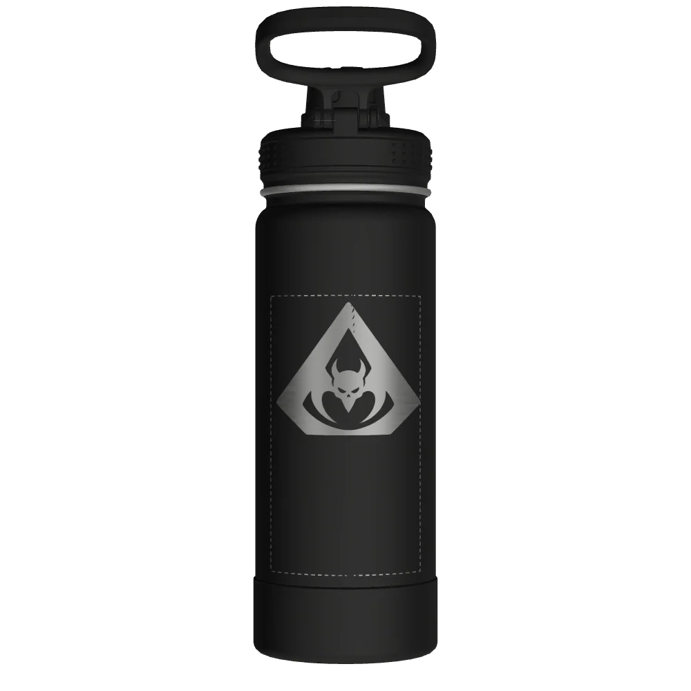 Takeya Actives Water Bottle With Spout Lid - 18oz Onyx - Model 51060-TAKEYA-ACTIVES-WATER-BOTTLE-WITH-SPOUT-LID-CUSTOMIZED-113-18OZ-ONYX