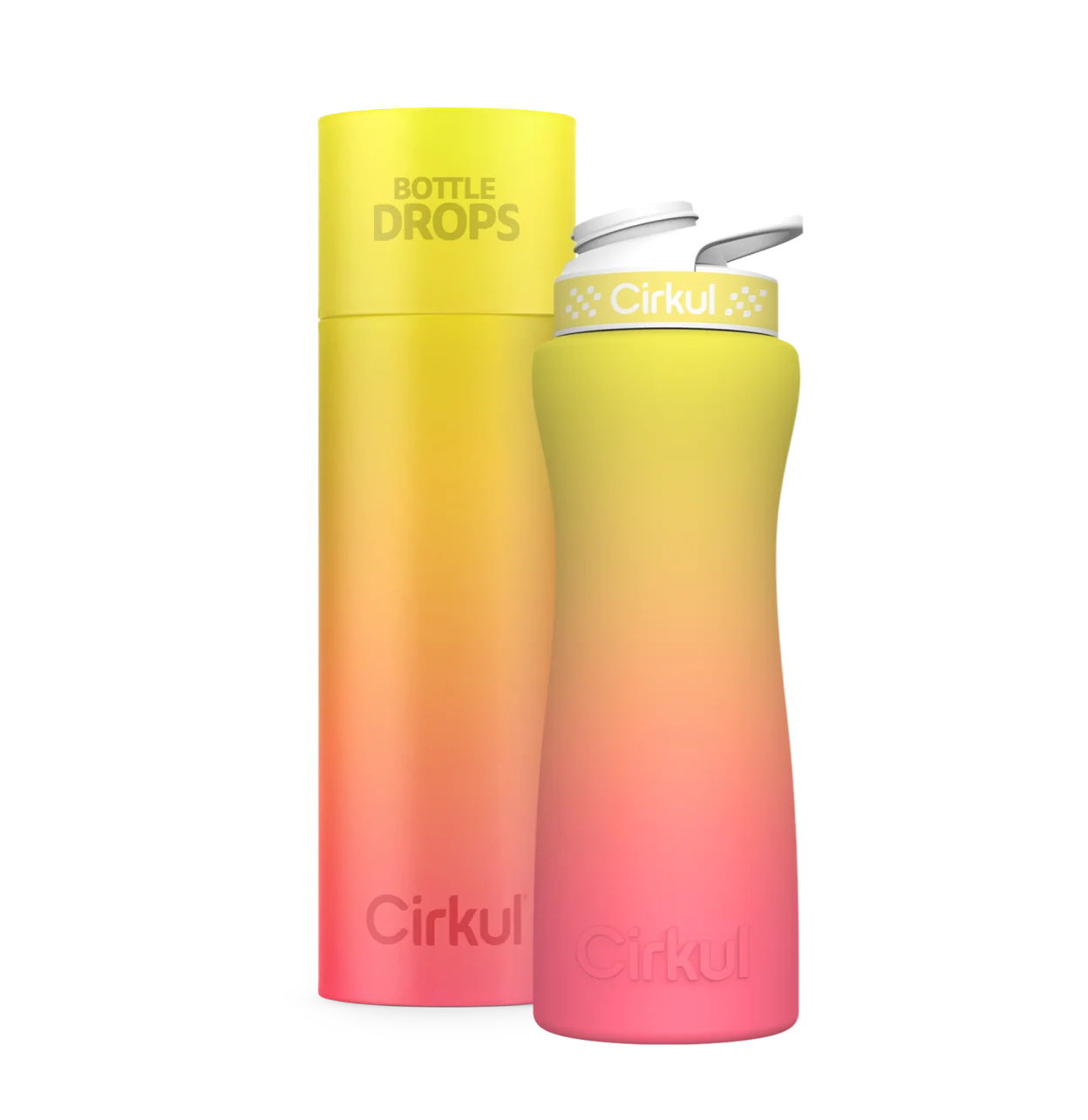 Cirkul Limited Edition: 22oz. Sunrise Stainless Steel Bottle & Lid