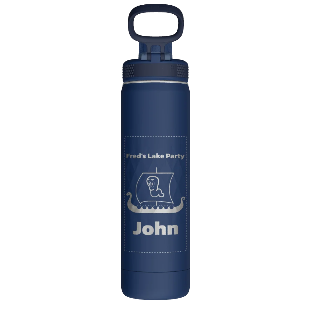 Takeya Sport Water Bottle - 22oz Indigo Spout - Model 51316-TAKEYA-SPORT-WATER-BOTTLE-CUSTOMIZED-220-22OZ-INDIGO-SPOUT
