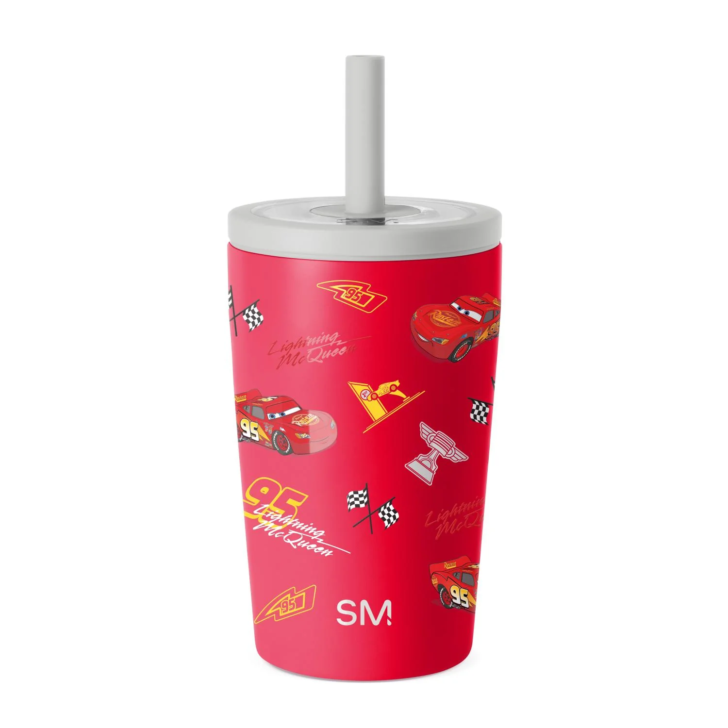 Simple Modern Stainless Steel Junior Tumbler - 12oz Cars Lightning Speed