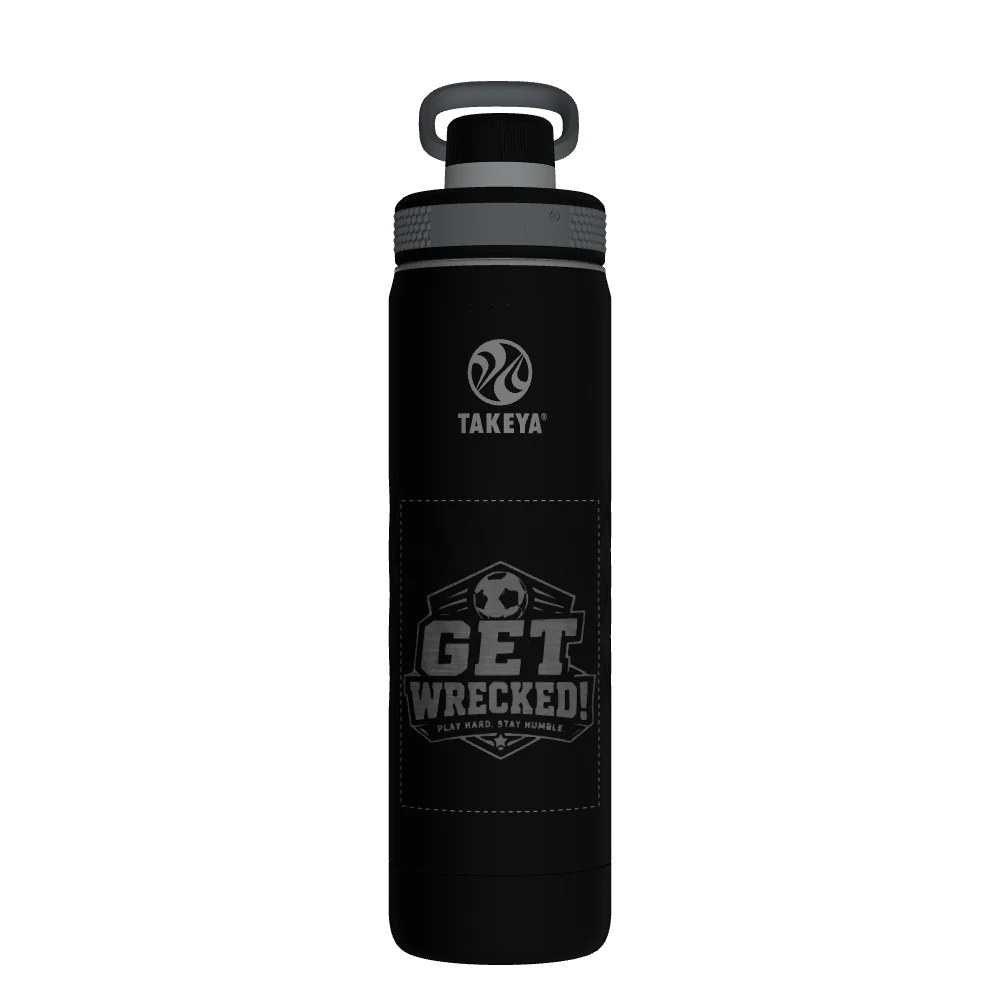 Takeya Sport Water Bottle - 22oz Obsidian Spout - Model 51315-TAKEYA-SPORT-WATER-BOTTLE-CUSTOMIZED-291-22OZ-OBSIDIAN-SPOUT