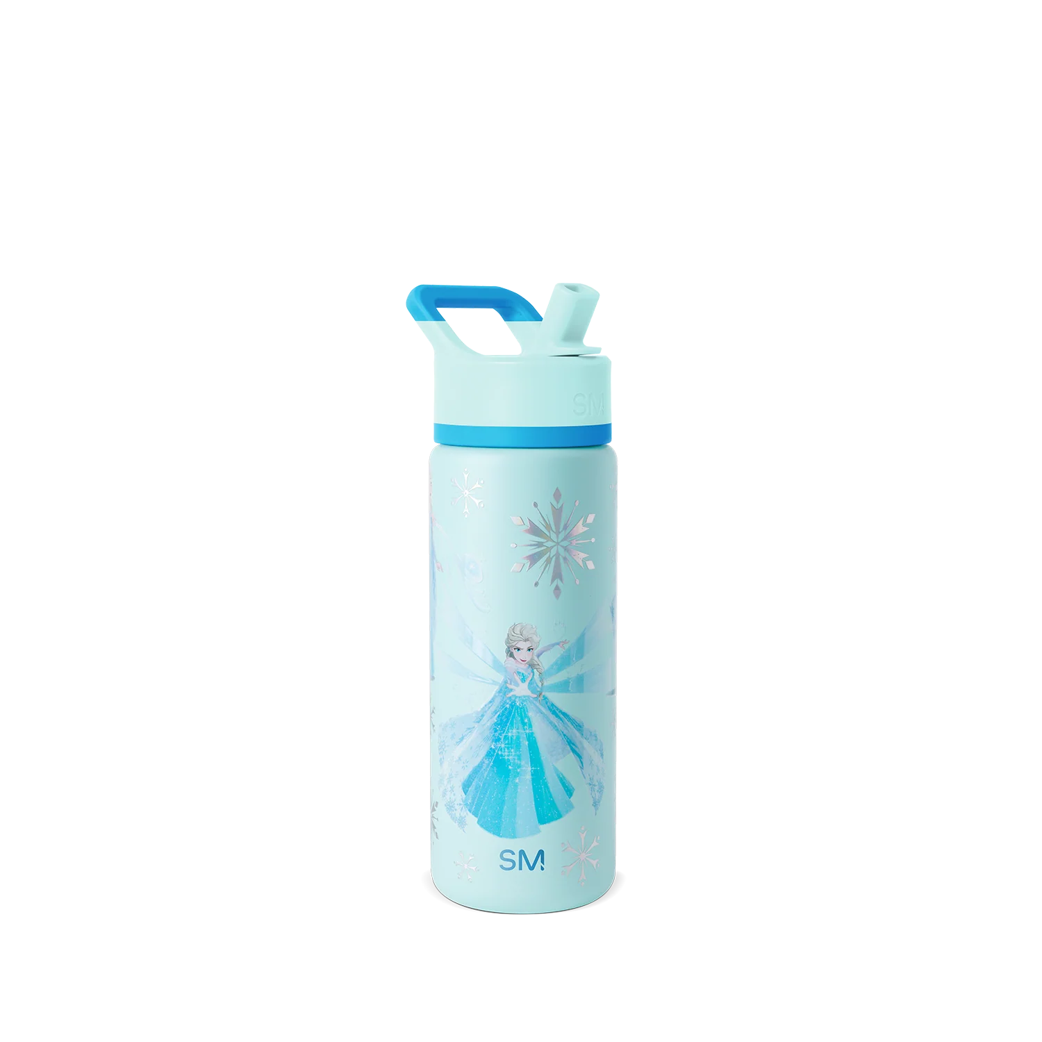 Simple Modern Summit Kids Water Bottle with Straw Lid - 18oz Iridescent Elsa