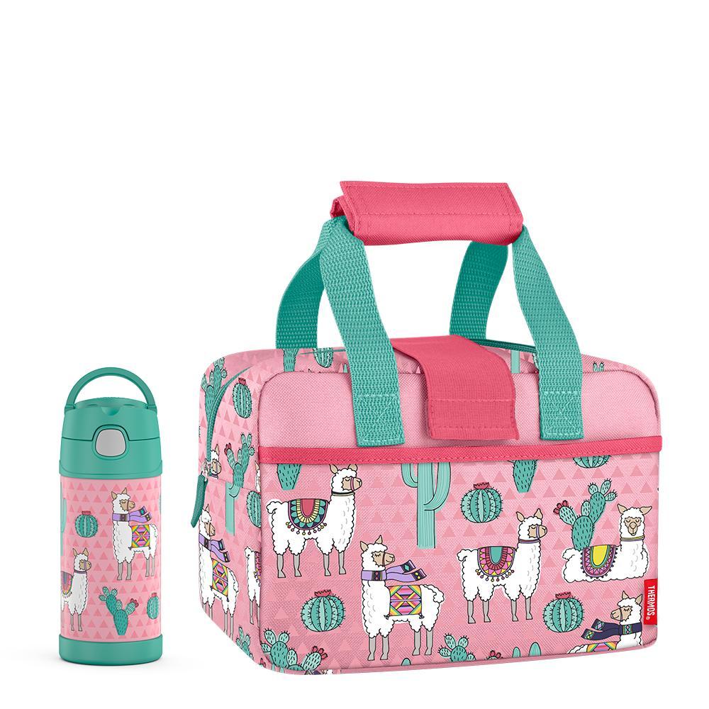 THERMOS Lunch Duffle With 12oz FUNtainer® Bottle Desert Llamas