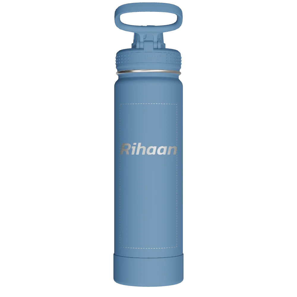 Takeya Actives Water Bottle With Spout Lid - 22oz Bluestone - Model 50292-TAKEYA-ACTIVES-WATER-BOTTLE-WITH-SPOUT-LID-CUSTOMIZED-213-22OZ-BLUESTONE