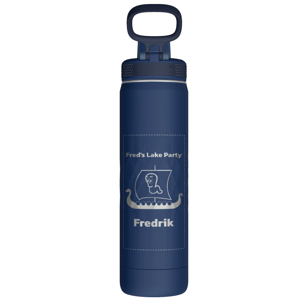 Takeya Sport Water Bottle - 22oz Indigo Spout - Model 51316-TAKEYA-SPORT-WATER-BOTTLE-CUSTOMIZED-230-22OZ-INDIGO-SPOUT