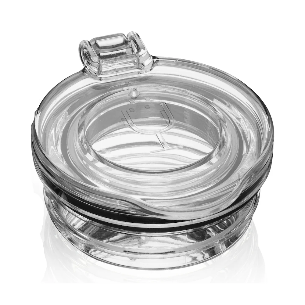 BrüMate Champagne Flute Replacement Lids | (Clear, Purple & Black)
