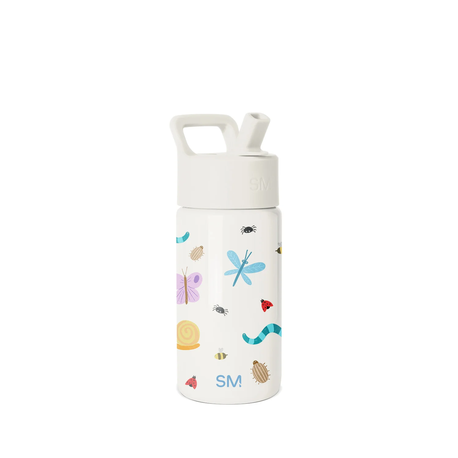 Simple Modern Summit Kids Water Bottle with Straw Lid - 14oz Cute Critters