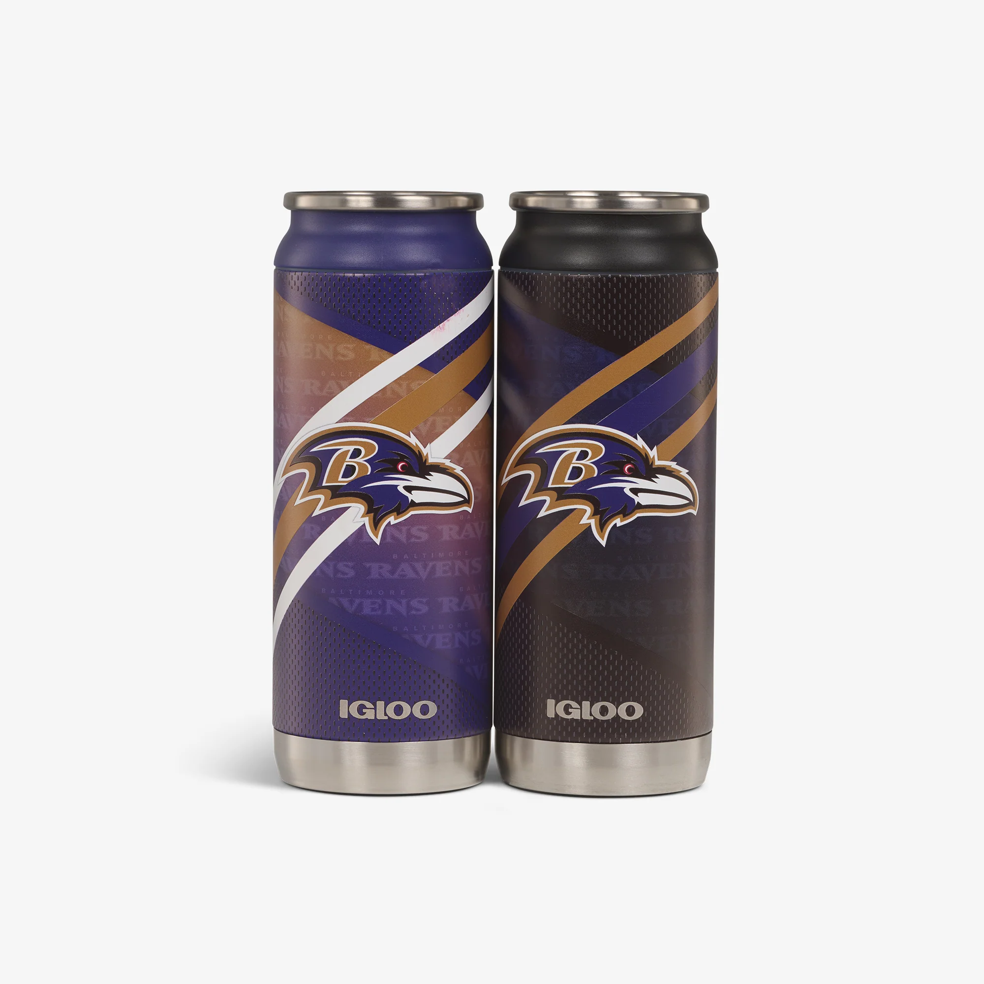 Igloo Baltimore Ravens Home & Away 16 Oz Can 2-Pack