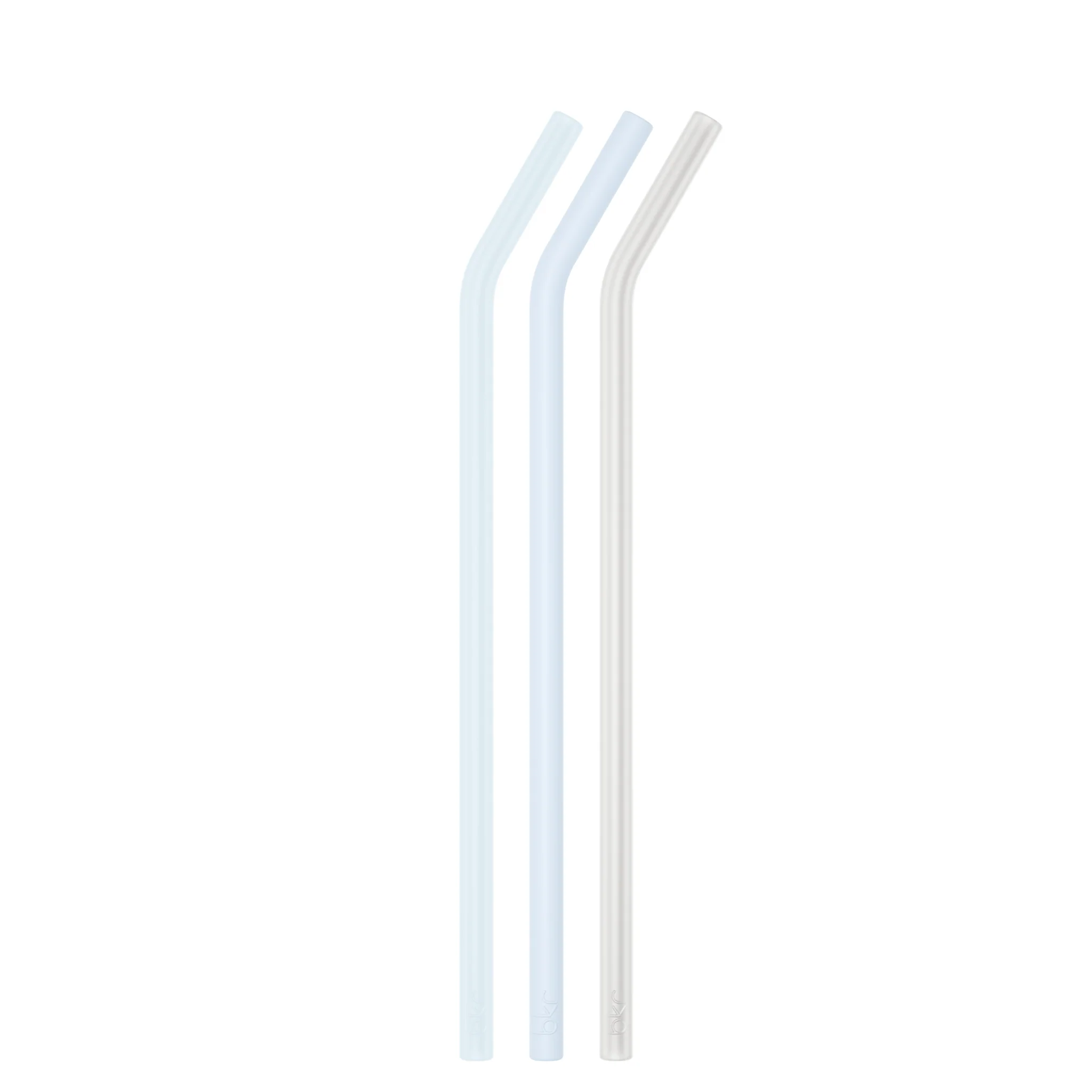 bkr SNOWDRIFT DEMI BOTTLE STRAWS 650ML (22OZ) SET OF THREE