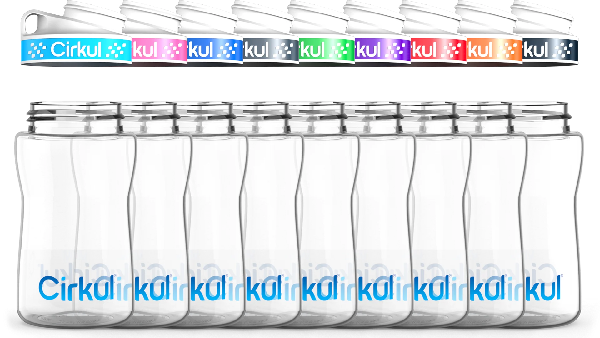 Cirkul Add-on: 12oz. Plastic Bottle & Comfort Grip Lid