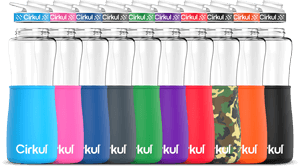 Cirkul Add-on: 32oz. Plastic Bottle & Comfort Grip Lid + 32oz. Chill Sleeve