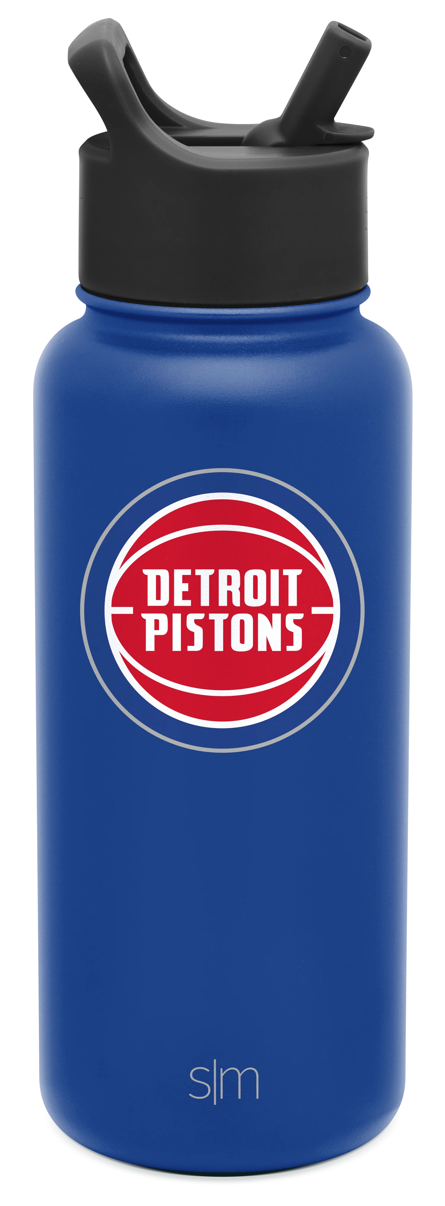 Simple Modern NBA Summit Water Bottle with Straw Lid - 32oz - Detroit Pistons