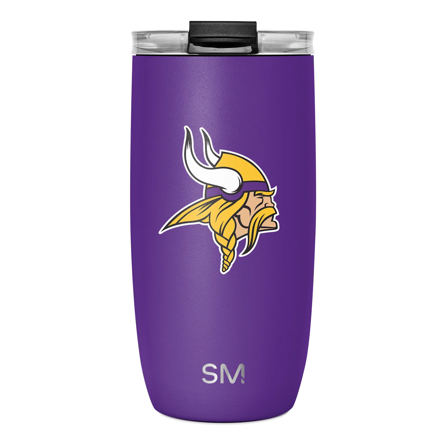 Simple Modern NFL Voyager Tumbler with Clear Flip Lid & Straw - 16oz Minnesota Vikings