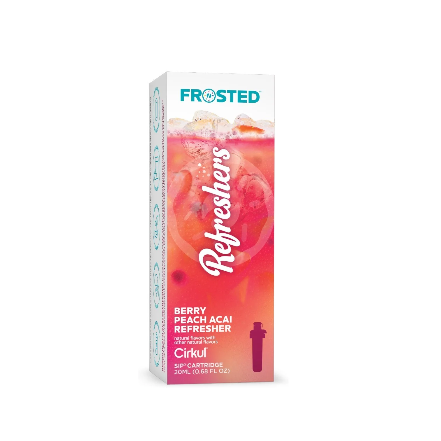 Cirkul Frosted Berry Peach Acai Refresher Cartridge