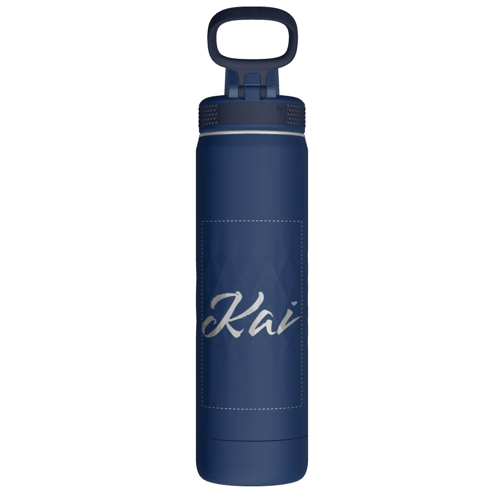 Takeya Sport Water Bottle - 22oz Indigo Spout - Model 51316-TAKEYA-SPORT-WATER-BOTTLE-CUSTOMIZED-139-22OZ-INDIGO-SPOUT