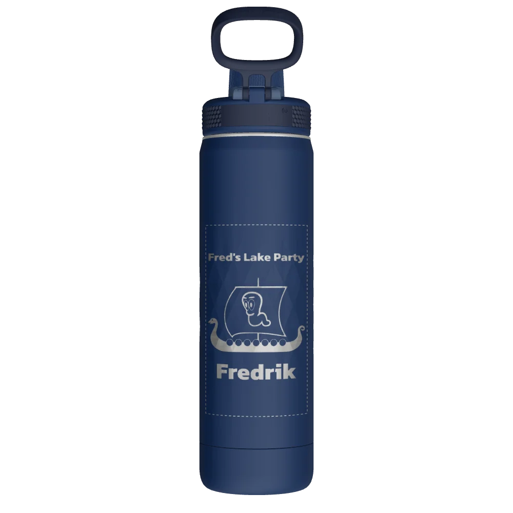 Takeya Sport Water Bottle - 22oz Indigo Spout - Model 51316-TAKEYA-SPORT-WATER-BOTTLE-CUSTOMIZED-226-22OZ-INDIGO-SPOUT