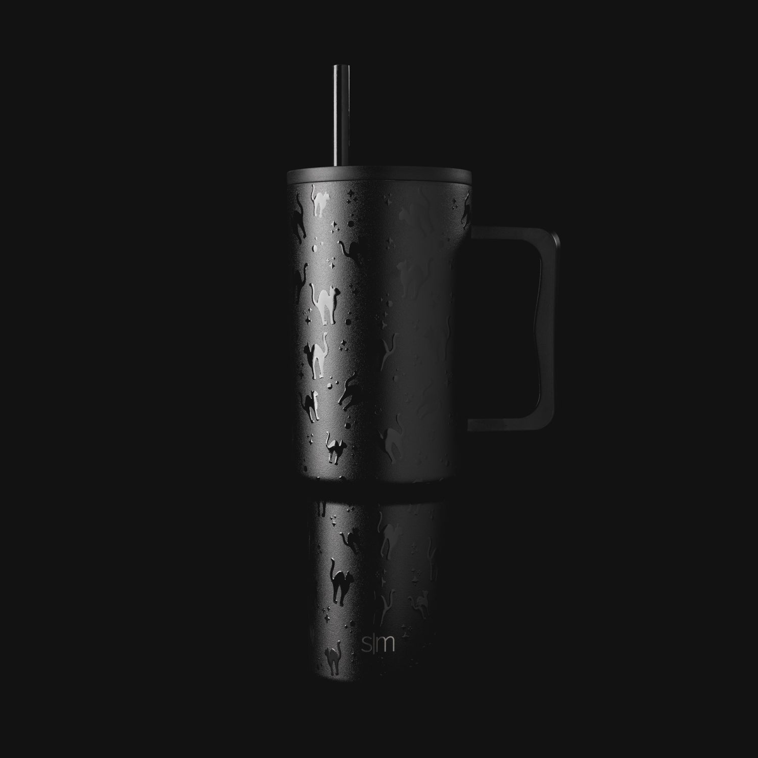 Simple Modern Trek Tumbler - 40oz Black Cats