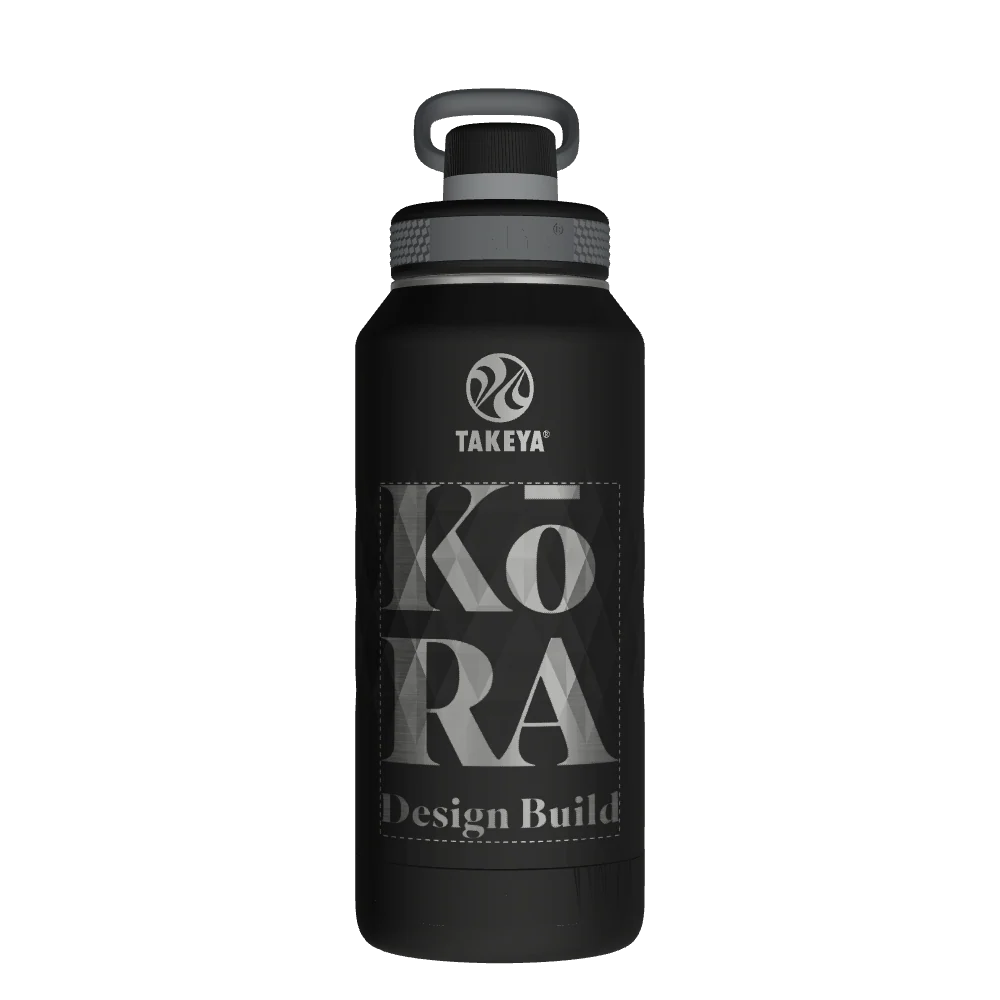 Takeya Sport Water Bottle - 32oz Obsidian Spout - Model 51331-TAKEYA-SPORT-WATER-BOTTLE-CUSTOMIZED-341-32OZ-OBSIDIAN-SPOUT