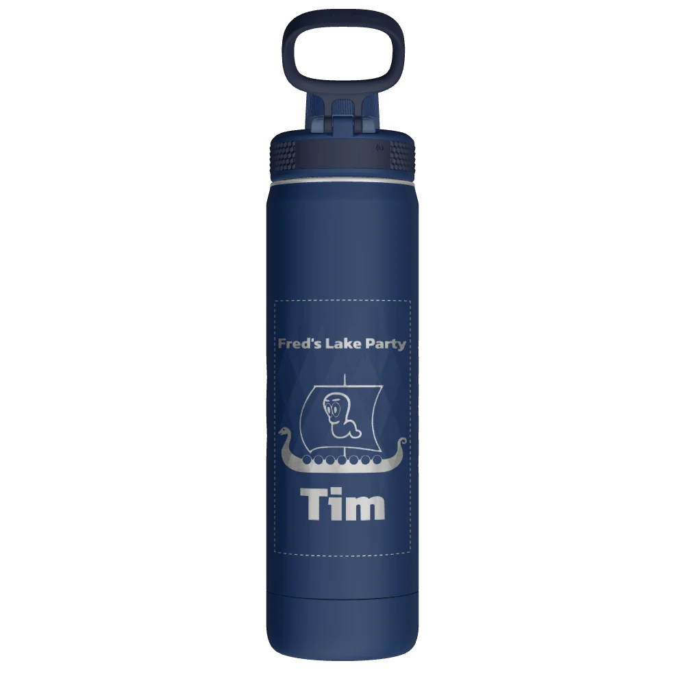 Takeya Sport Water Bottle - 22oz Indigo Spout - Model 51316-TAKEYA-SPORT-WATER-BOTTLE-CUSTOMIZED-217-22OZ-INDIGO-SPOUT