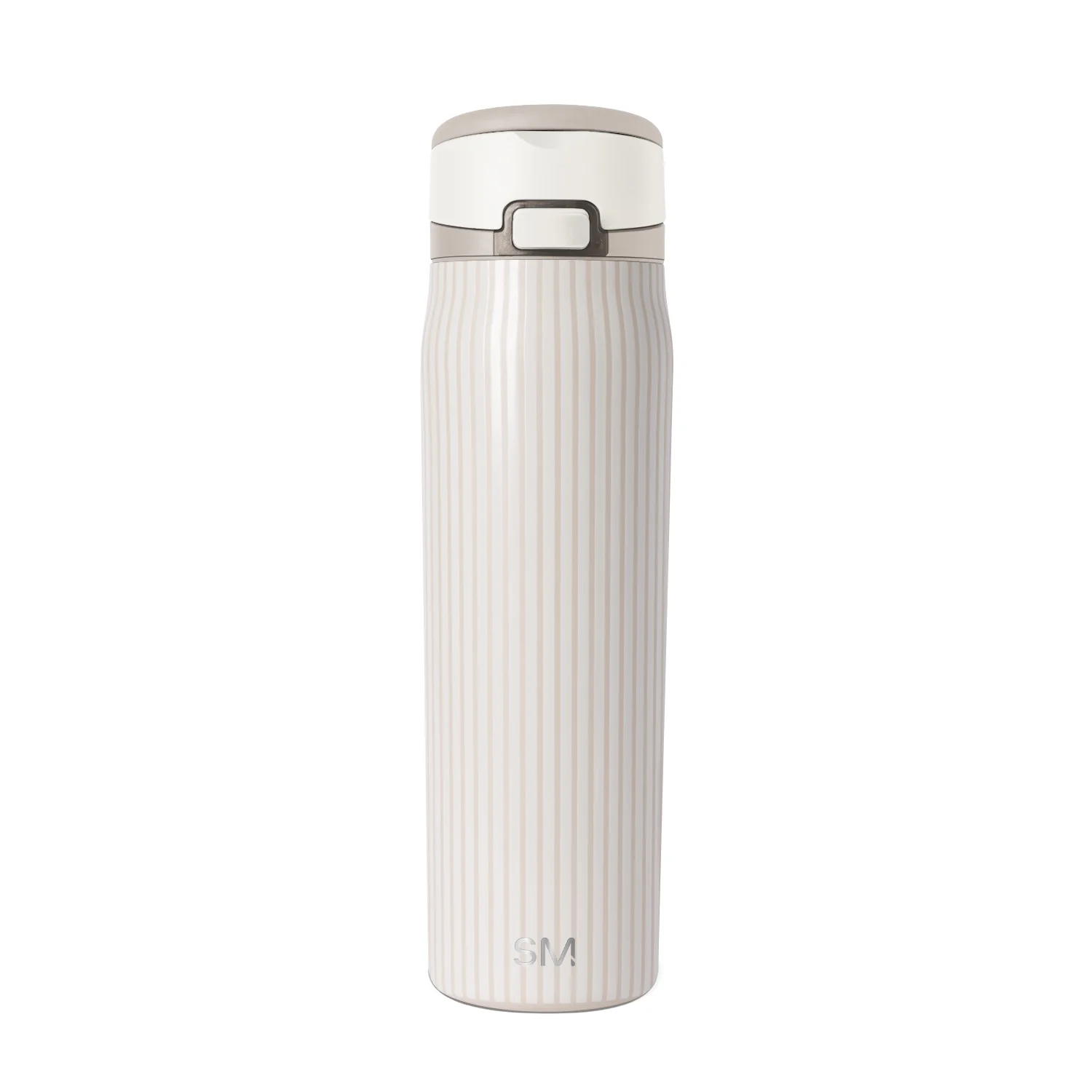Simple Modern Mesa Loop with Covered Straw - 24oz Almond Birch Stripes
