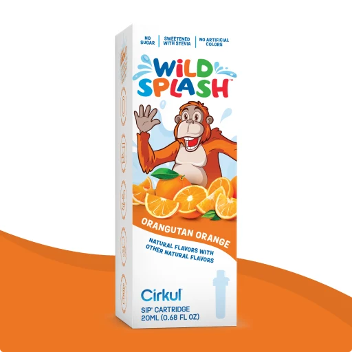 Cirkul Add-on: Wild Splash Orangutan Orange