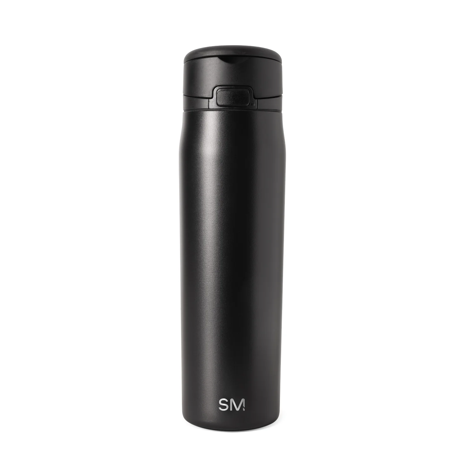 Simple Modern Mesa Loop with Covered Straw - 24oz Midnight Black